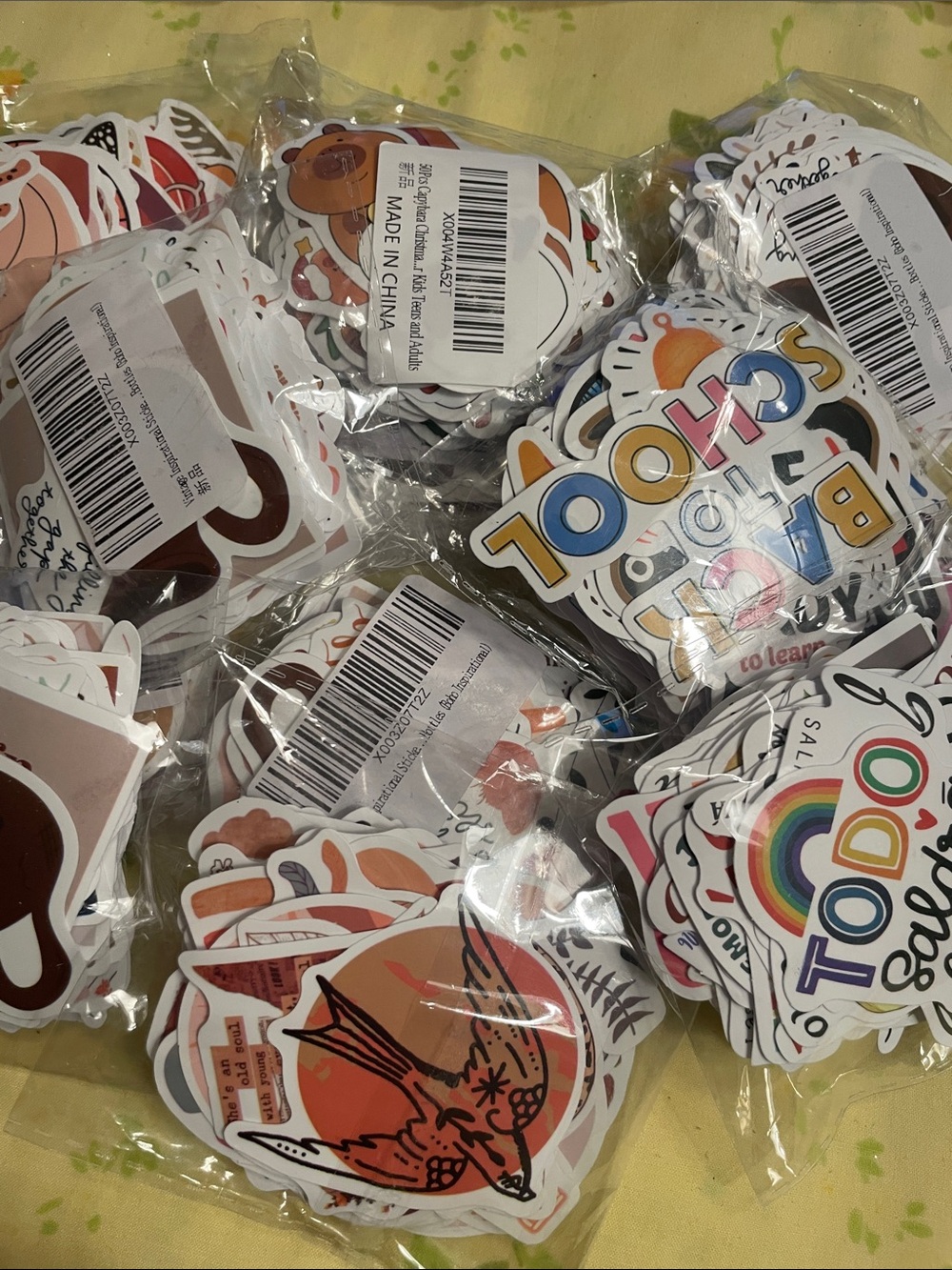 13 Packs of Stickers